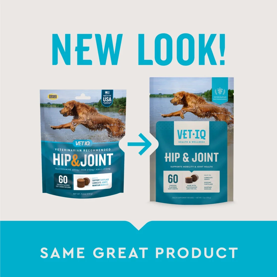 (3 Pack)  Hip & Joint Supplement for Dogs, Chicken Flavored Soft Chews, 60 Count Soft Chews